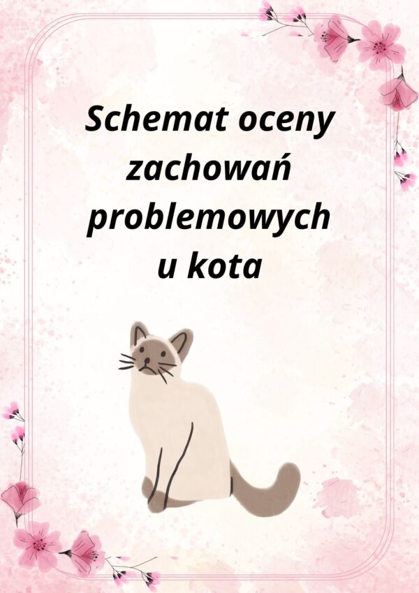 Schemat oceny zachowań problemowych u kota